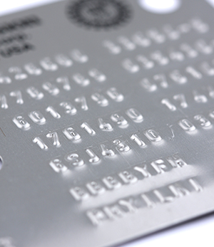 Type-wheel marking technology